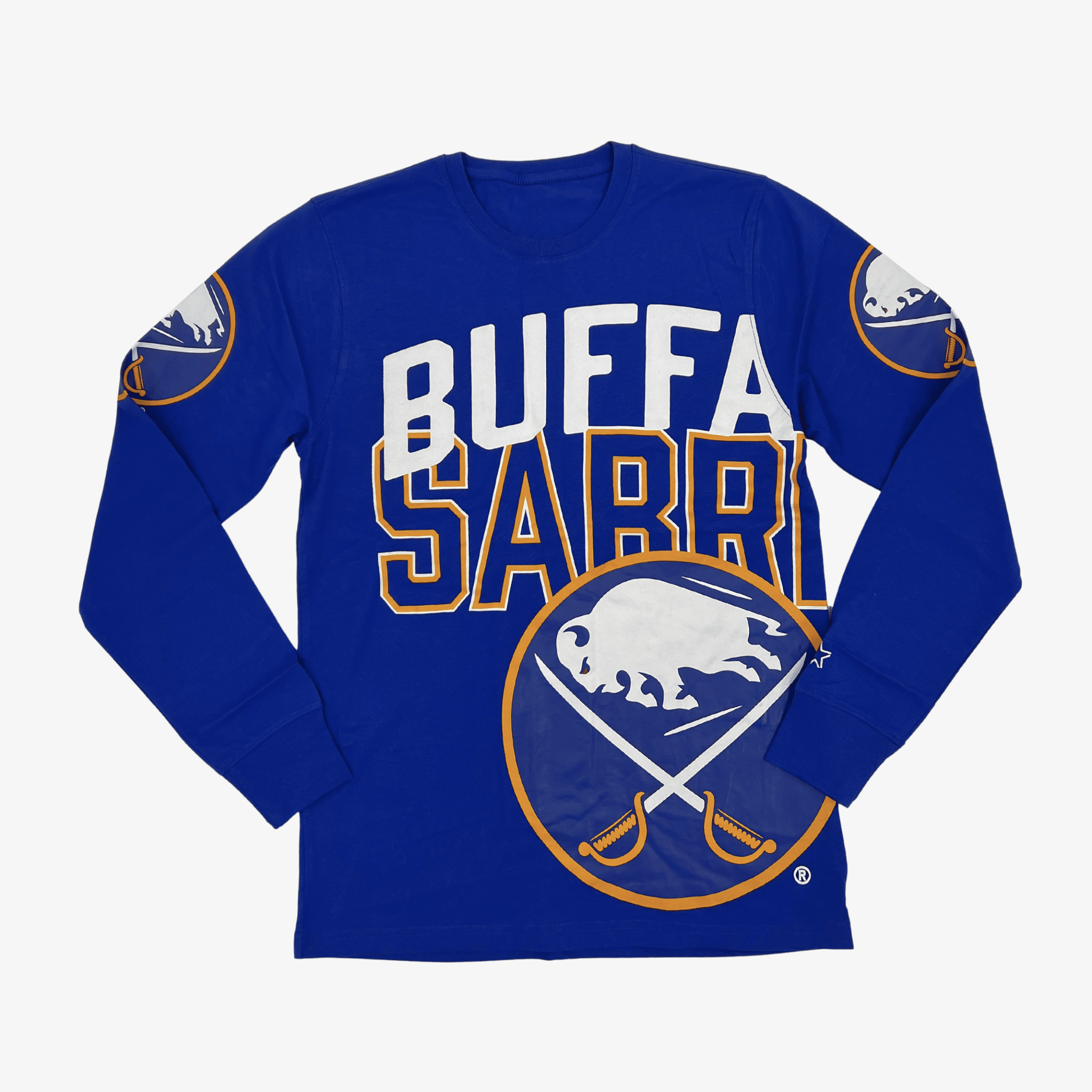 Buffalo Sabres Royal Blue Long Sleeve Shirt Sports Apparel Birthday Gifts For Hockey Fans