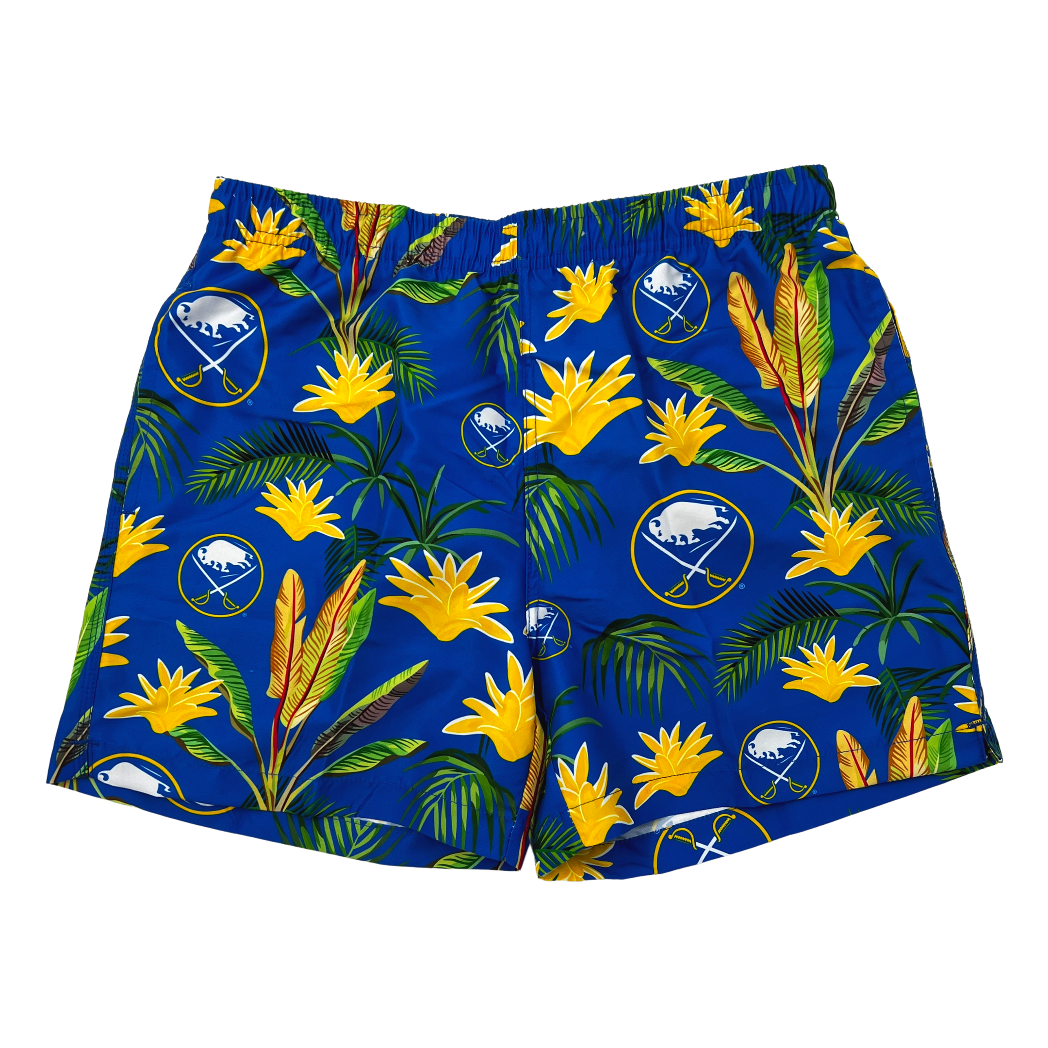 Buffalo Sabres Royal Blue With Floral Shorts Buffalo Sabres Clothing Cool Gifts For Hockey Fans