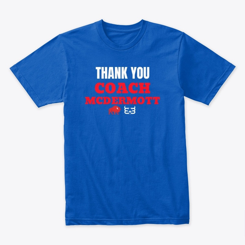 Buffalo Sabres Thank You Coach McDermott Shirt Sports Apparel Best Gifts For Hockey Lovers
