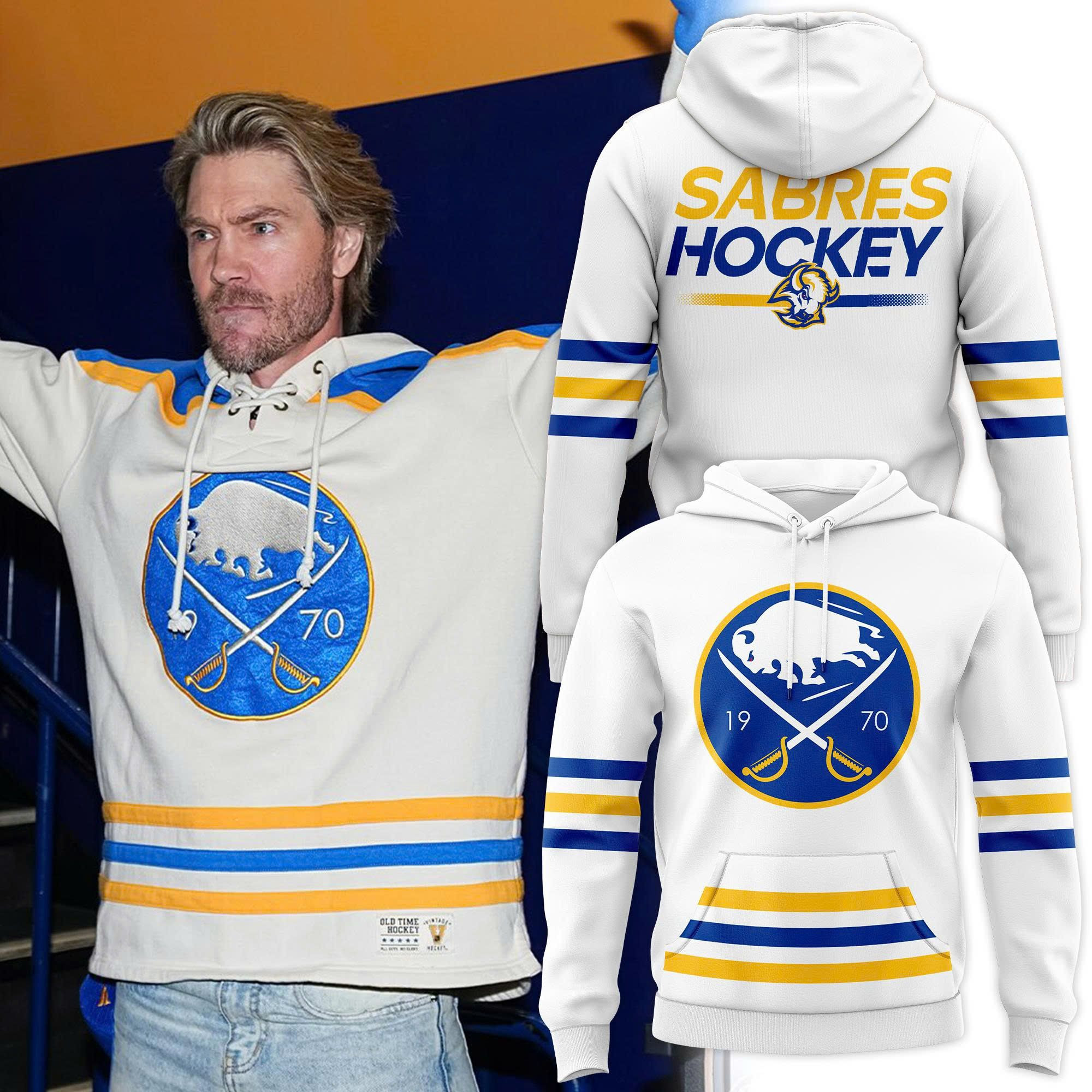 Buffalo Sabres x Chad Michael Murray Hoodie 2026 Stanley Cup Playoffs Apparel Hockey Gear