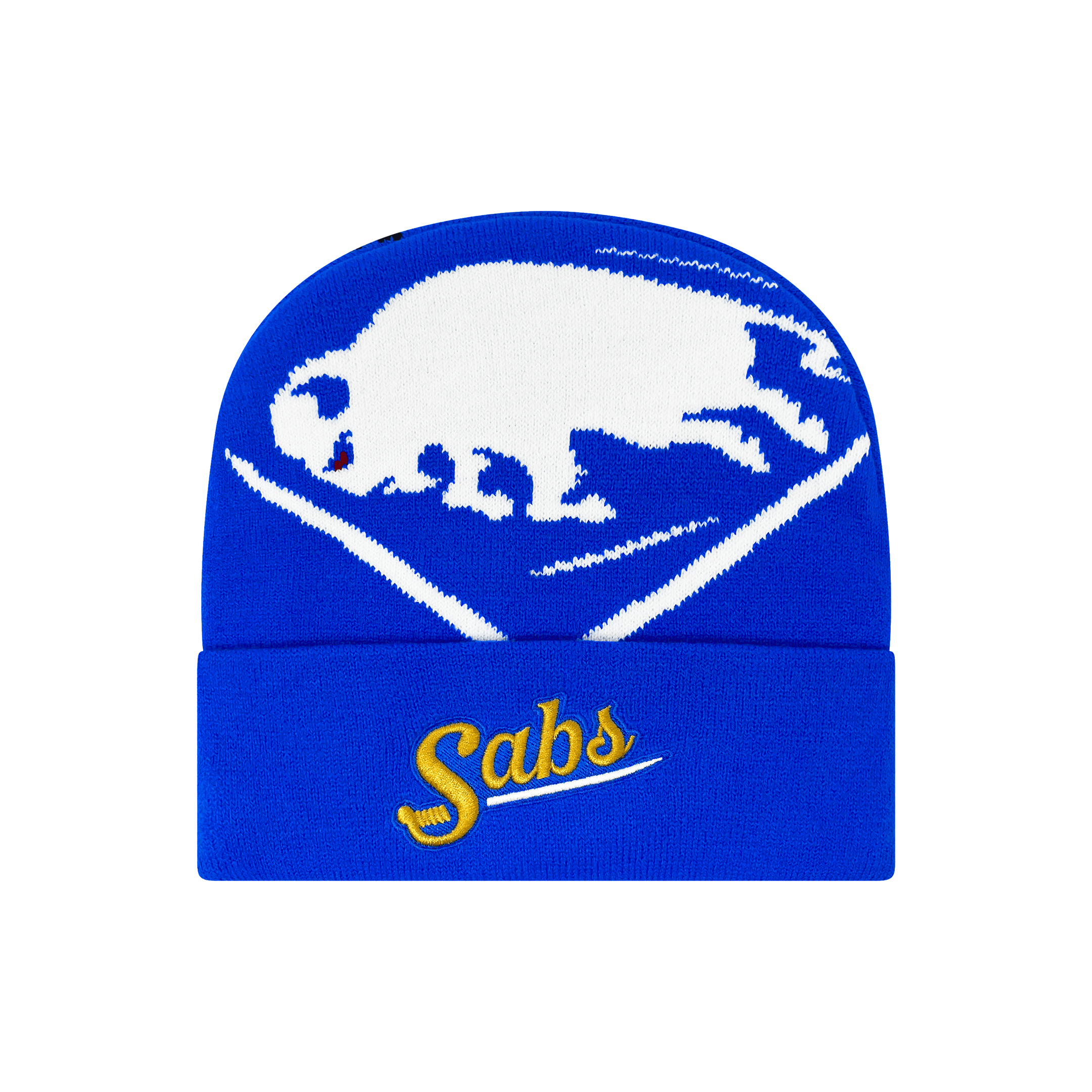 Buffalo Sabres x Just Dishin' Go Sabs Beanie Hat Sports Apparel Cool Gifts For Hockey Fans