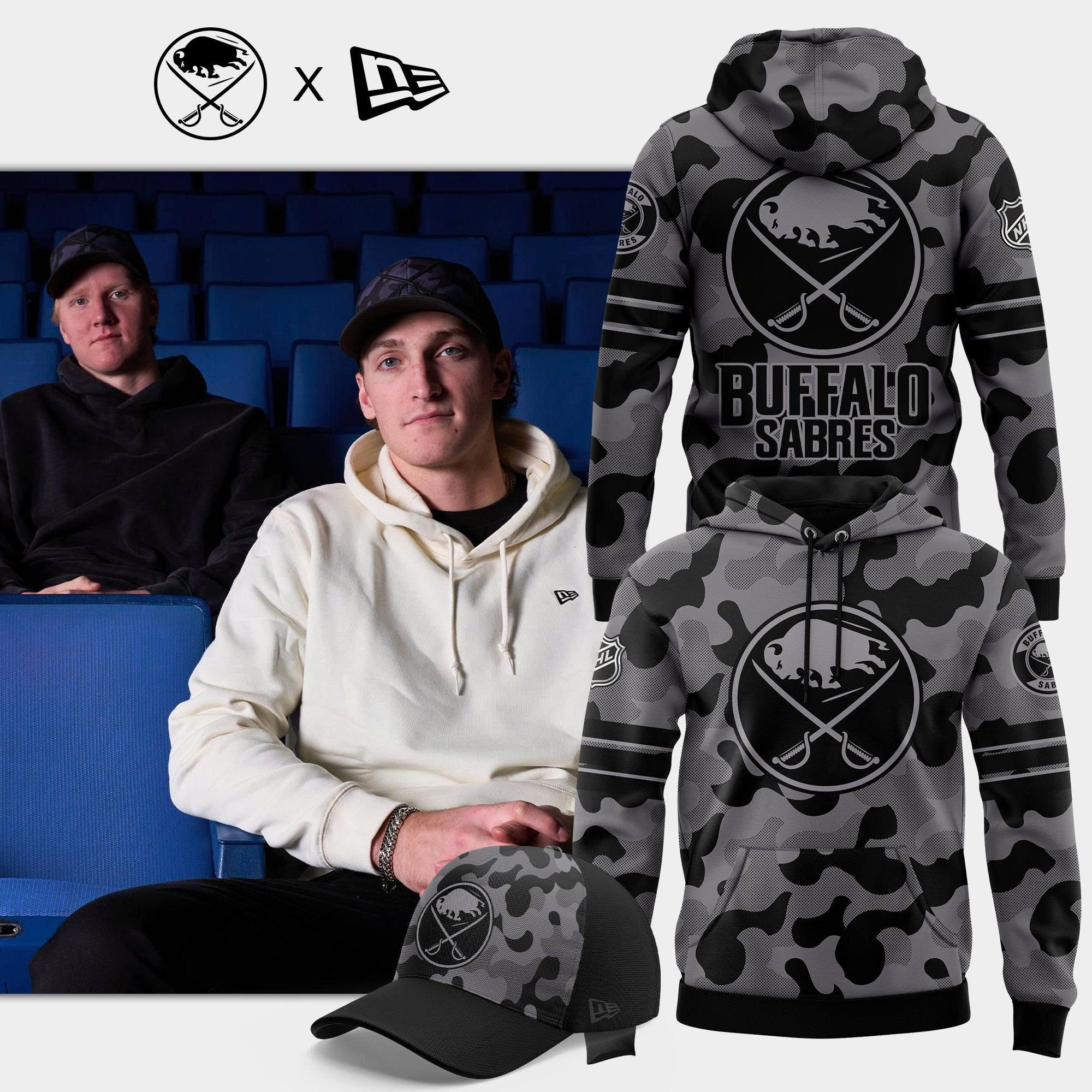 Buffalo Sabres x Military Appreciation Hockey Hoodie Buffalo Sabres Apparel Gift For Brother
