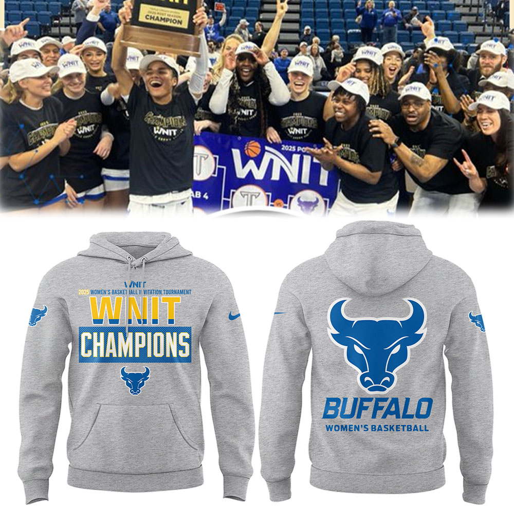 Buffalo Women's Basketball 2025 Wnit Champions Hoodie Great Gifts For Basketball Players