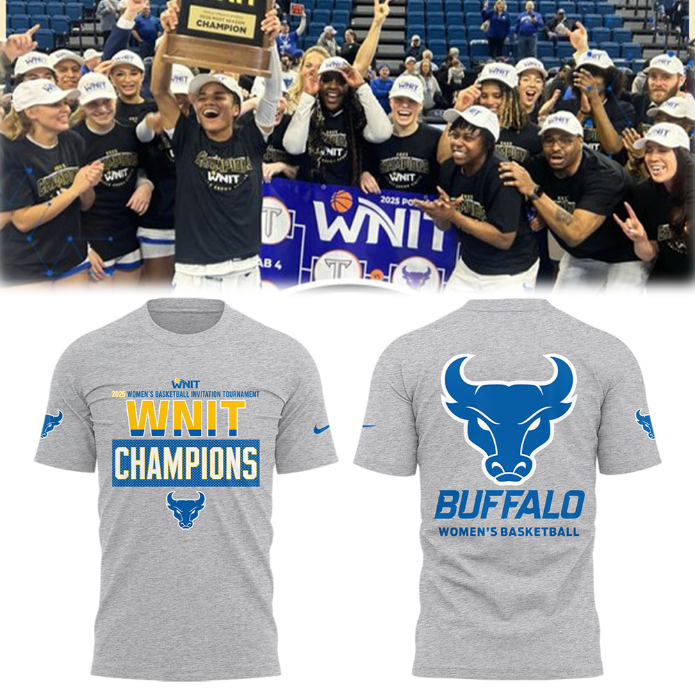 Buffalo Women's Basketball 2025 Wnit Champions T-Shirt Best Basketball Gifts