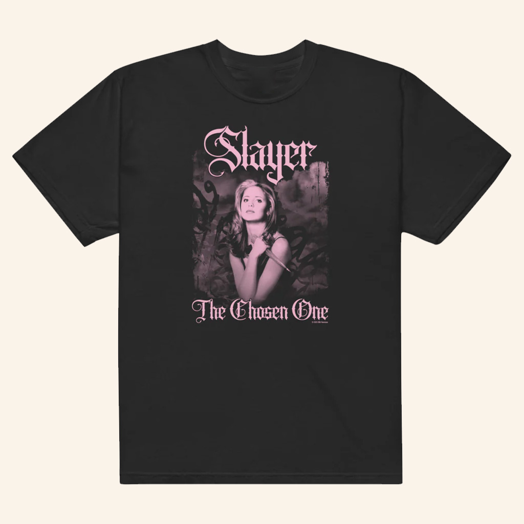 Buffy The Vampire Slayer Merch Slayer The Chosen One T-Shirt Gifts For Movie Lovers Buffy The Vampire Slayer Merch Slayer The Chosen One T-Shirt Gifts For Movie Lovers