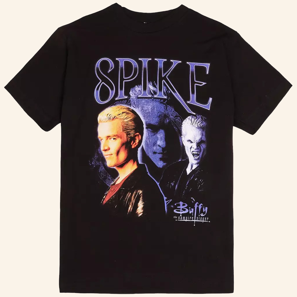 Buffy The Vampire Slayer Merch Spike Collage T-Shirt Best Gifts For Movie Fans Buffy The Vampire Slayer Merch Spike Collage T-Shirt Best Gifts For Movie Fans