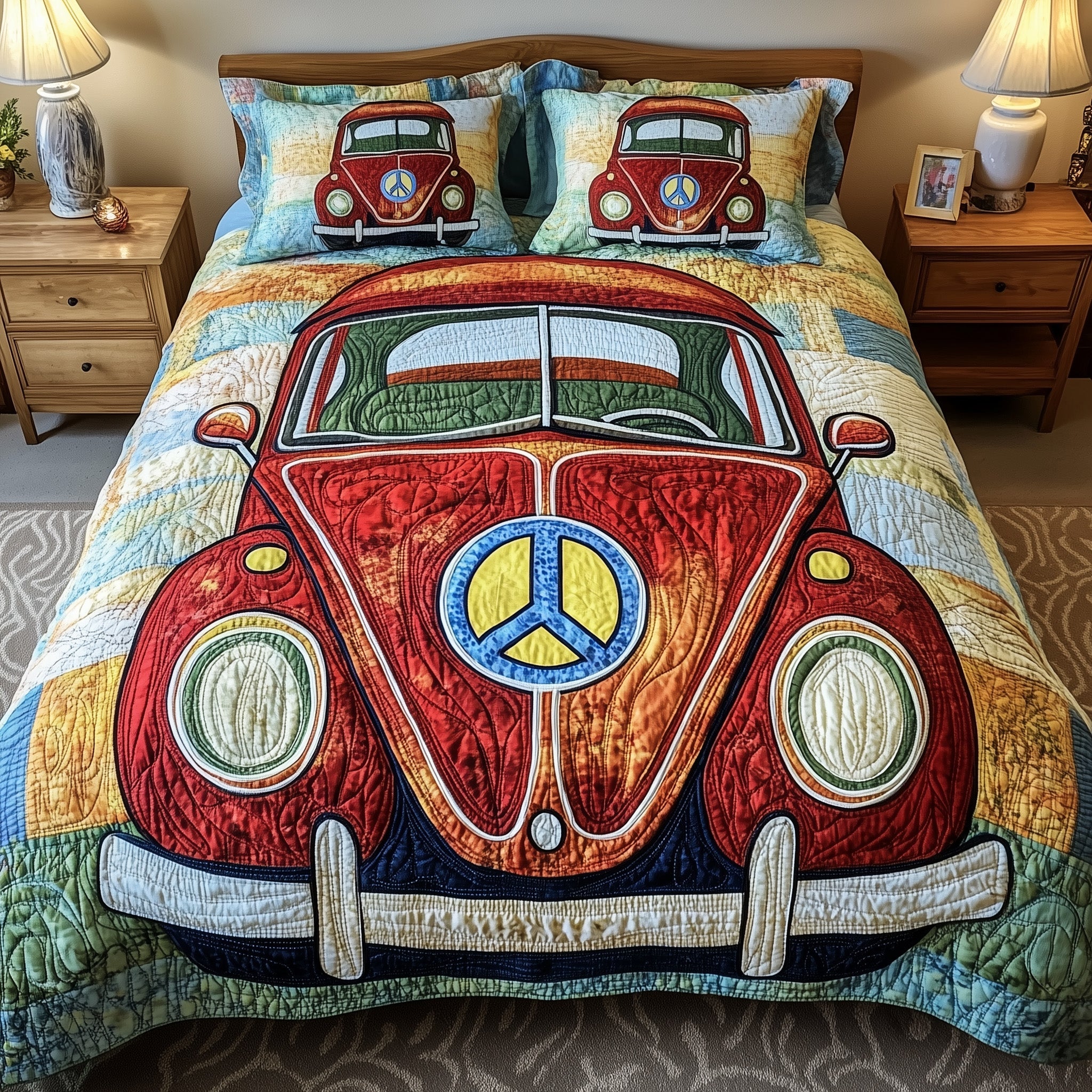 Bug Life Quilted Bedding Set Duvet Cover Merchandise Best Car Gifts
