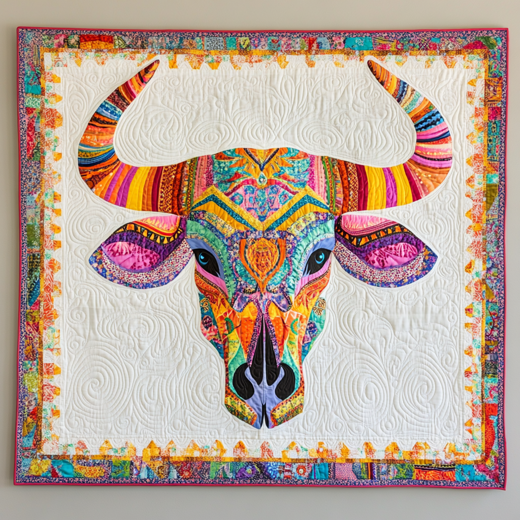 Bull Quilted Placemat Dining Table Placemats Birthday Presents For Mum