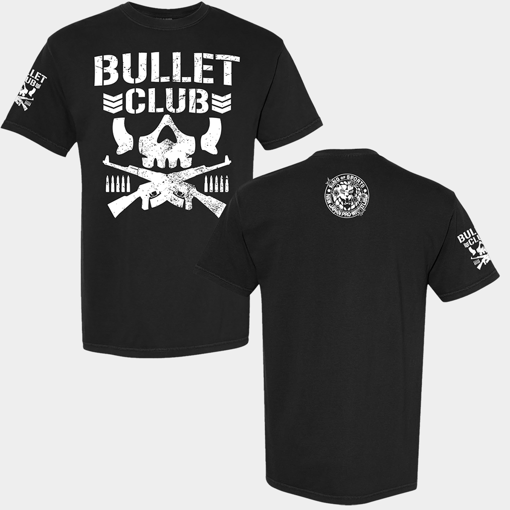 Bullet Club Shirt New Japan Pro Wrestling Bullet Club Logo T-Shirt Gifts For Father