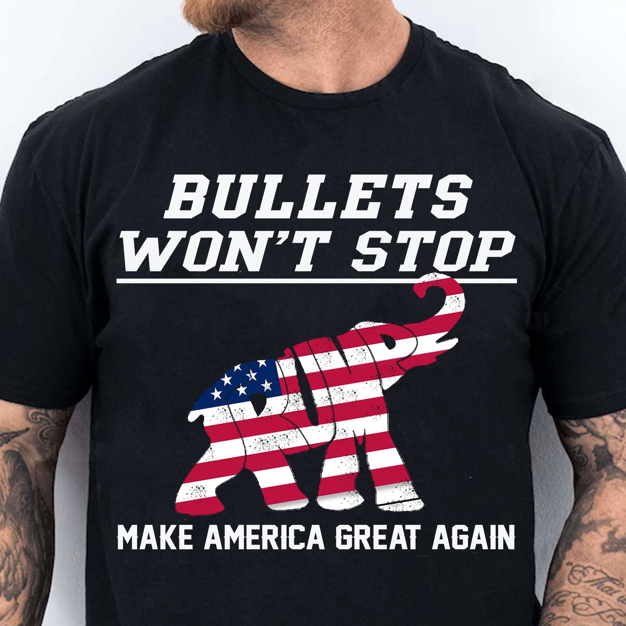 Bullets Wont Stop T Shirt America Rifle Patriotic Best Gift For Conservative Fans Gear