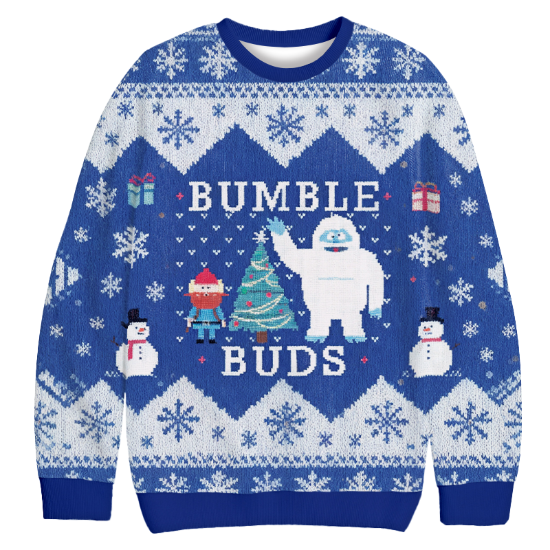 Bumble Buds Christmas Ugly Sweatshirt Holiday Joke Gift Idea