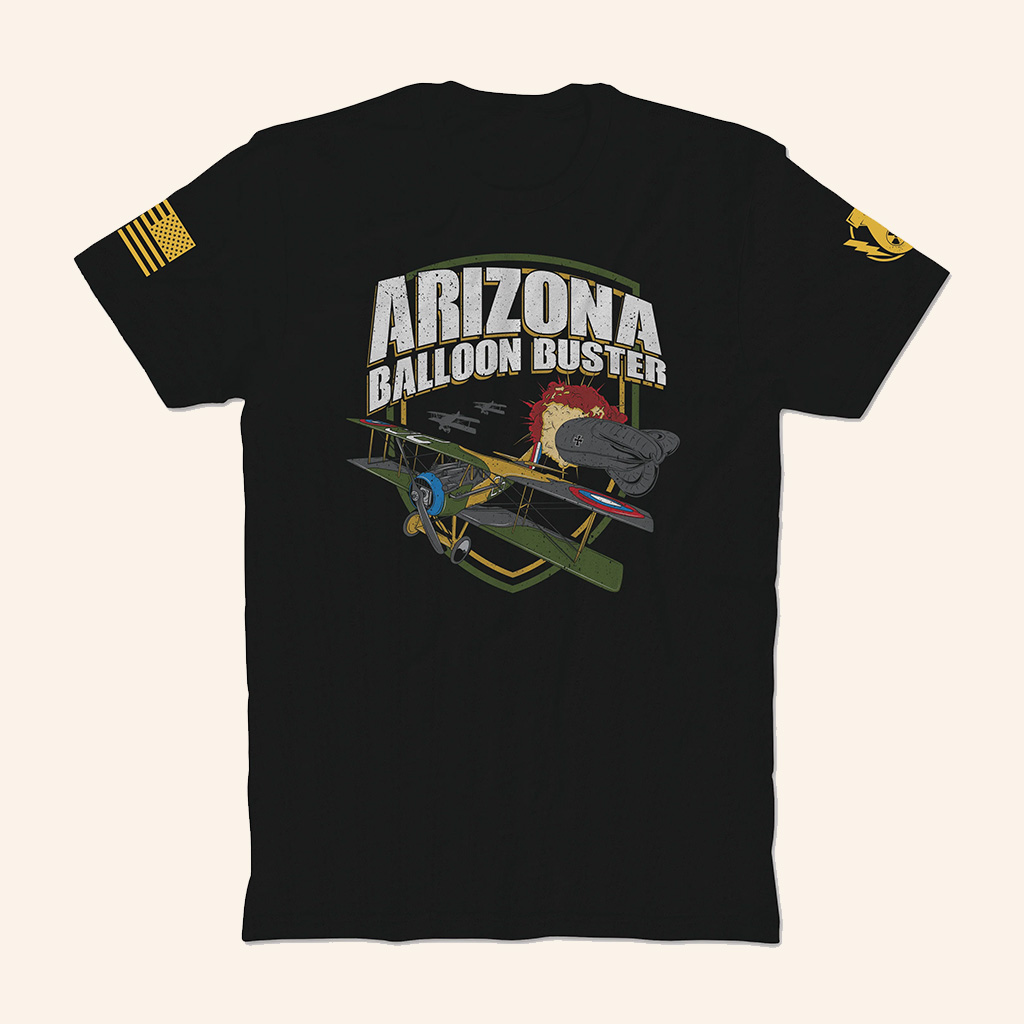 Bunker Branding Merch The Fat Electrician Arizona Balloon Buster T-Shirt Gifts Ideas For Him