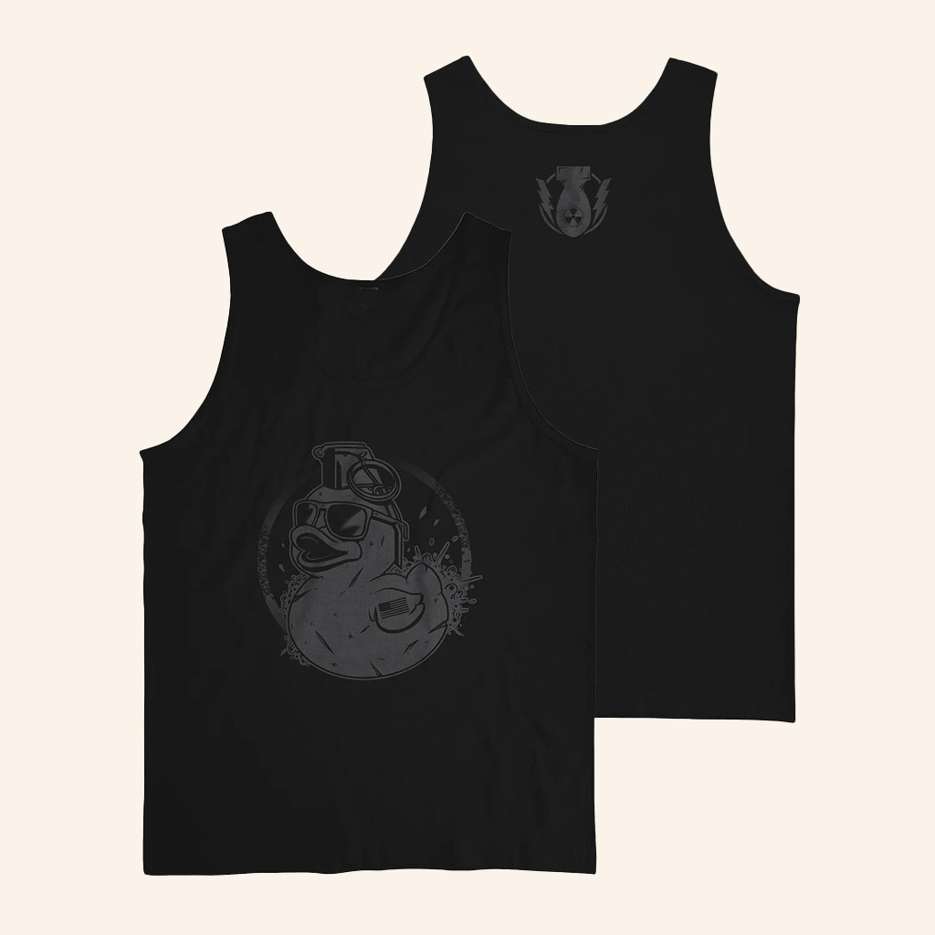 Bunker Branding Merch The Fat Electrician Quackbang Blackout Tank Top Gifts For Him Bunker Branding Merch The Fat Electrician Quackbang Blackout Tank Top Gifts For Him