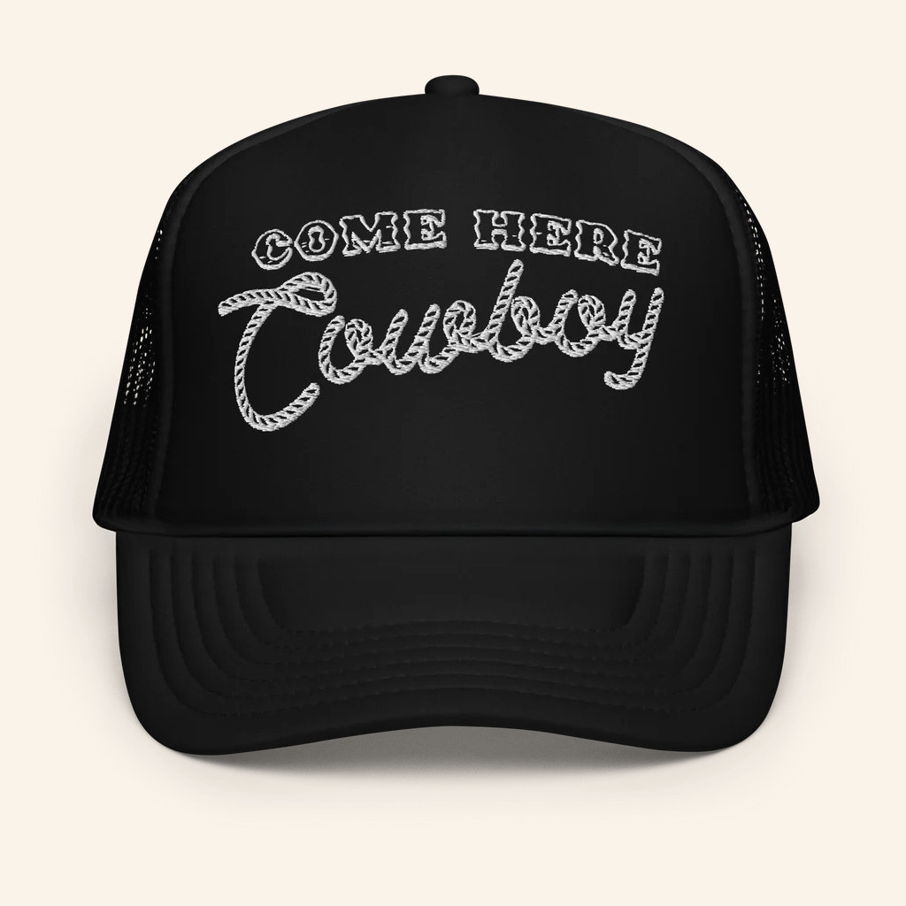 Bunnie XO Merch Come Here Cowboy Trucker Hat Christmas Gift Ideas For Friends Bunnie XO Merch Come Here Cowboy Trucker Hat Christmas Gift Ideas For Friends