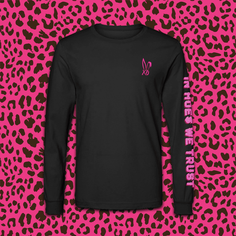 Bunnie XO Merch In Hoes We Trust Long Sleeve Shirt Father's Day Gifts For Husband Bunnie XO Merch In Hoes We Trust Long Sleeve Shirt Father's Day Gifts For Husband