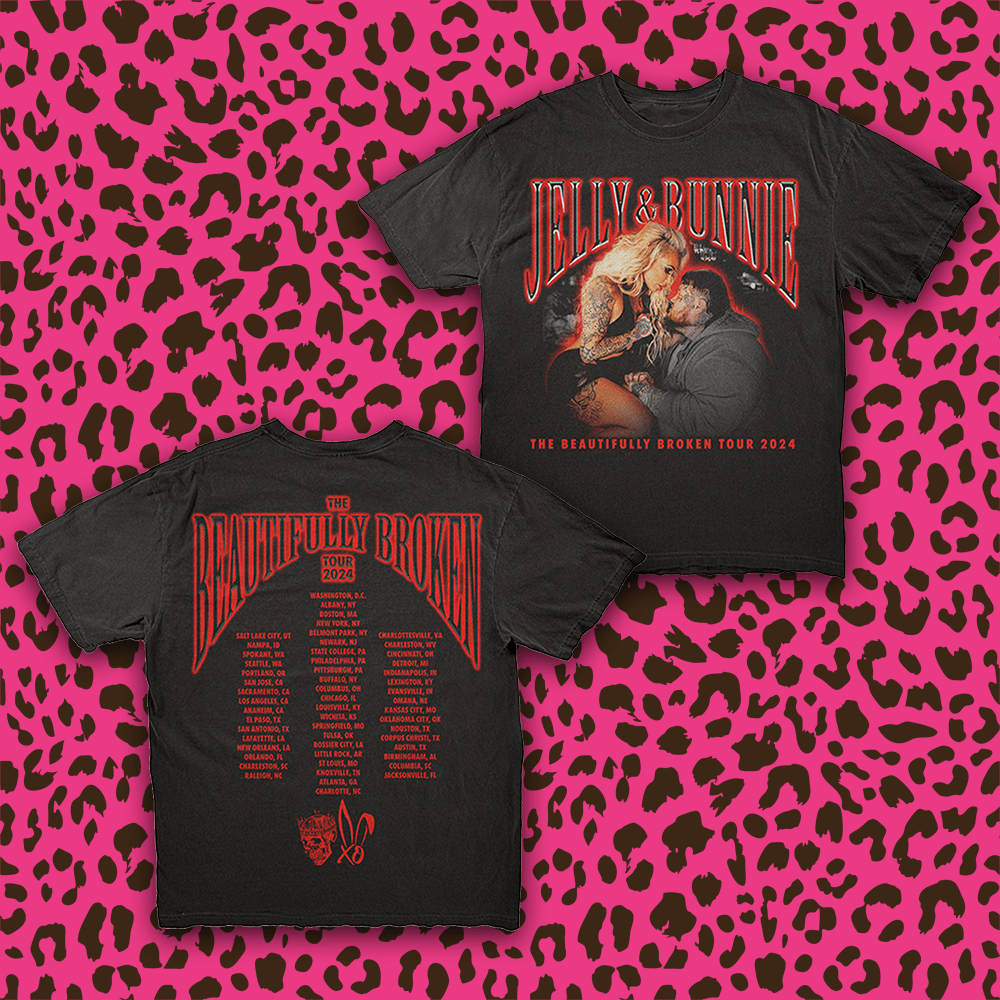 Bunnie XO Merch Jelly And Bunnie Itinerary T-Shirt Mothers Day Birthday Gift for Husband