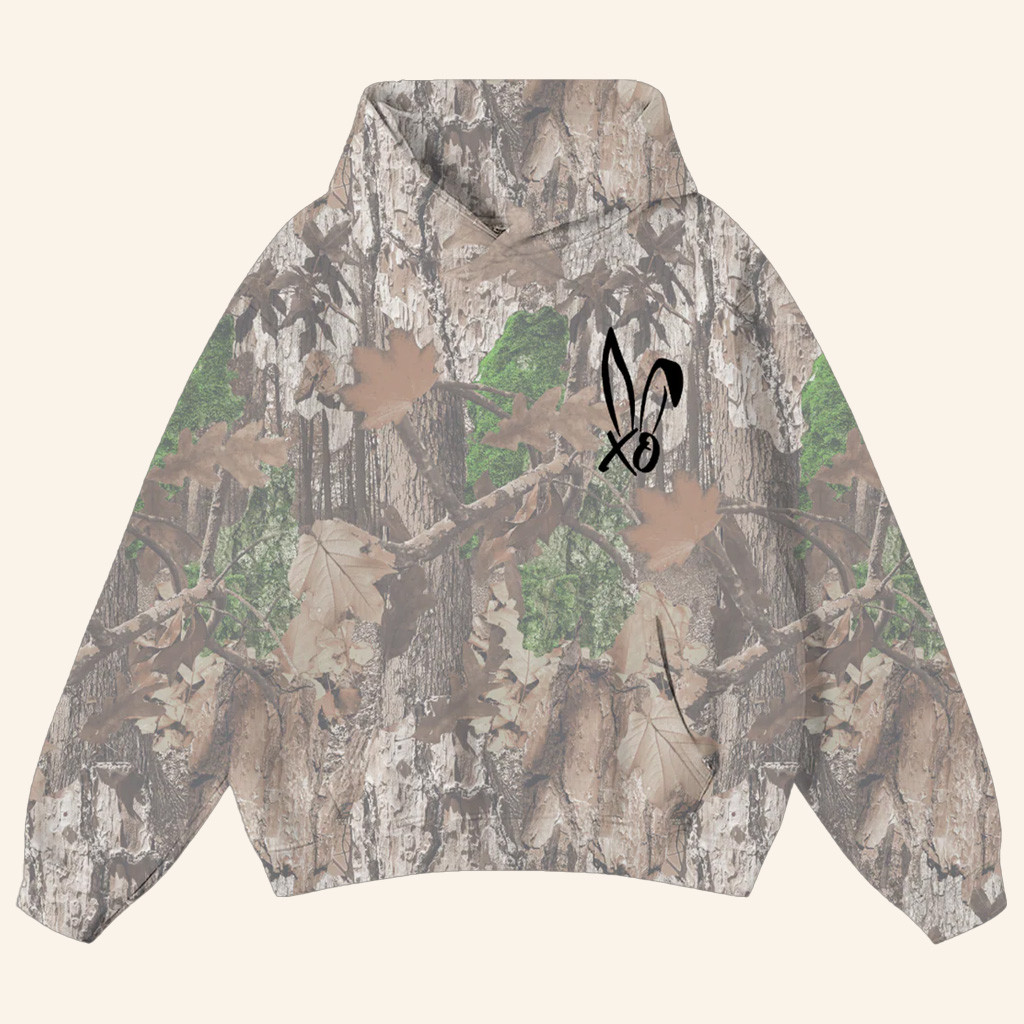 Bunnie XO Merch XO Logo Camo Hoodie Christmas Gifts For Best Friends Bunnie XO Merch XO Logo Camo Hoodie Christmas Gifts For Best Friends