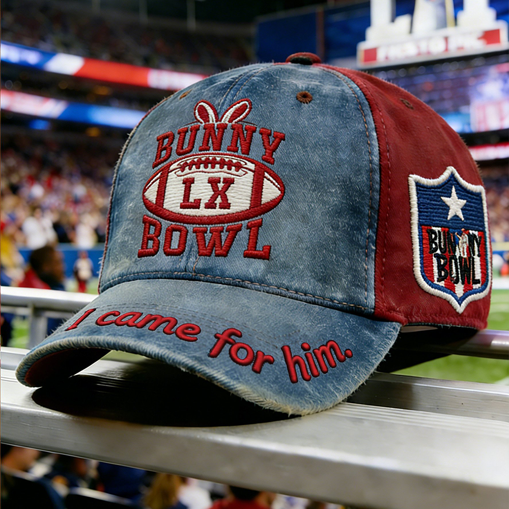 Bunny Bowl LX I Came For Him Hat Bad Bunny Cap Cool Gift For Husband