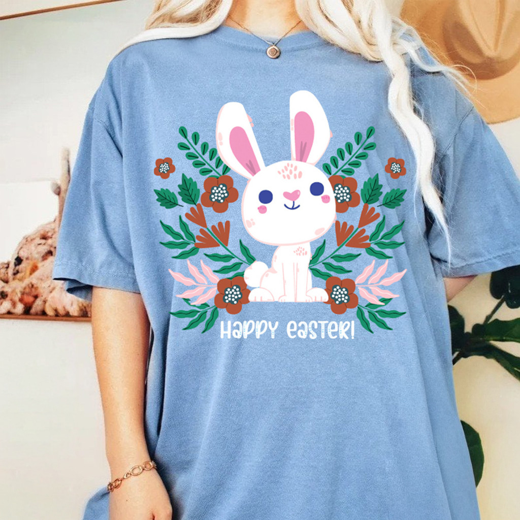 Bunny Happy Easter T-Shirt Happy Resurrection Sunday Apparel Best Easter Presents Bunny Happy Easter T-Shirt Happy Resurrection Sunday Apparel Best Easter Presents