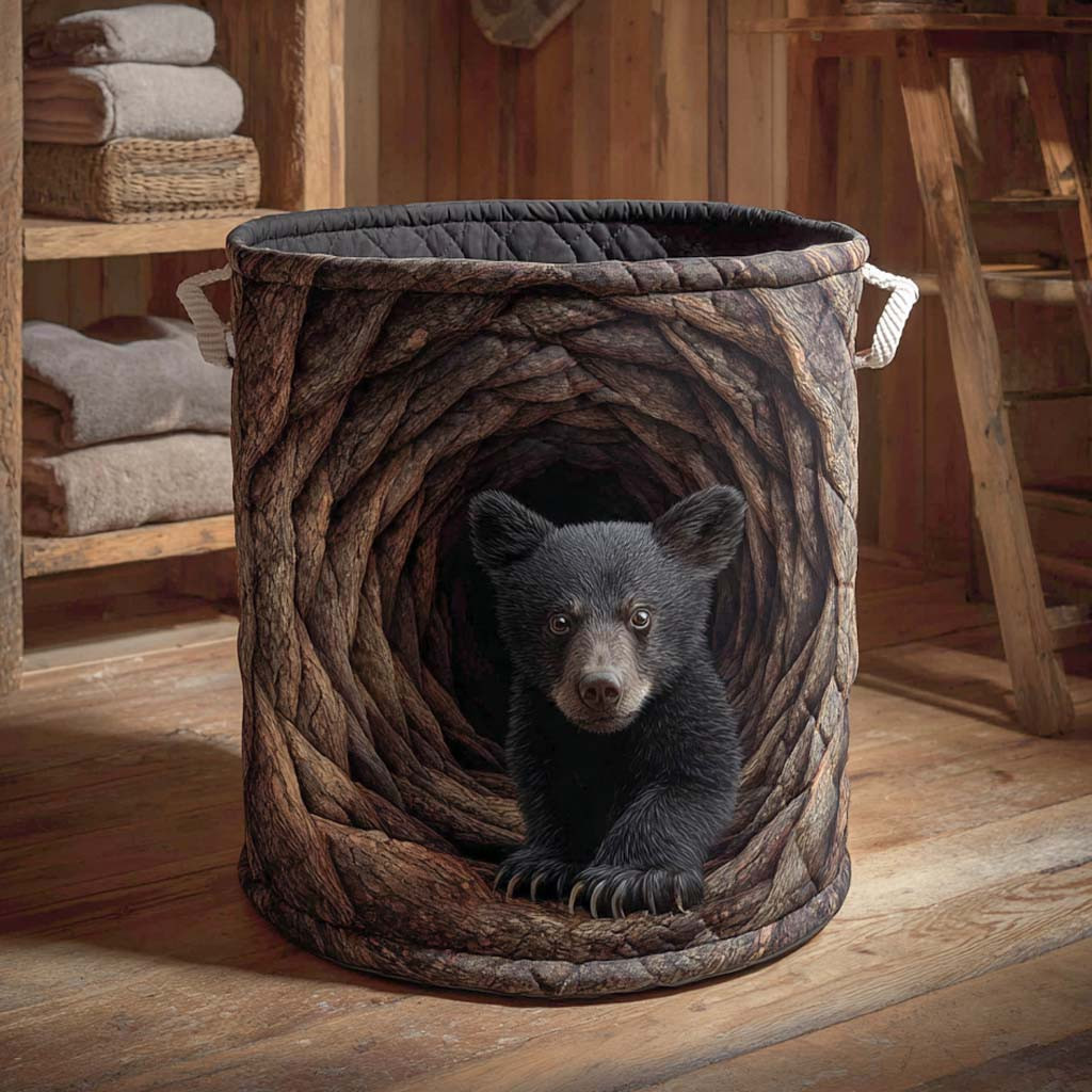 Burrow Nest Quilted Laundry Basket Beautiful Quilted Laundry Organizer Gift for Couples