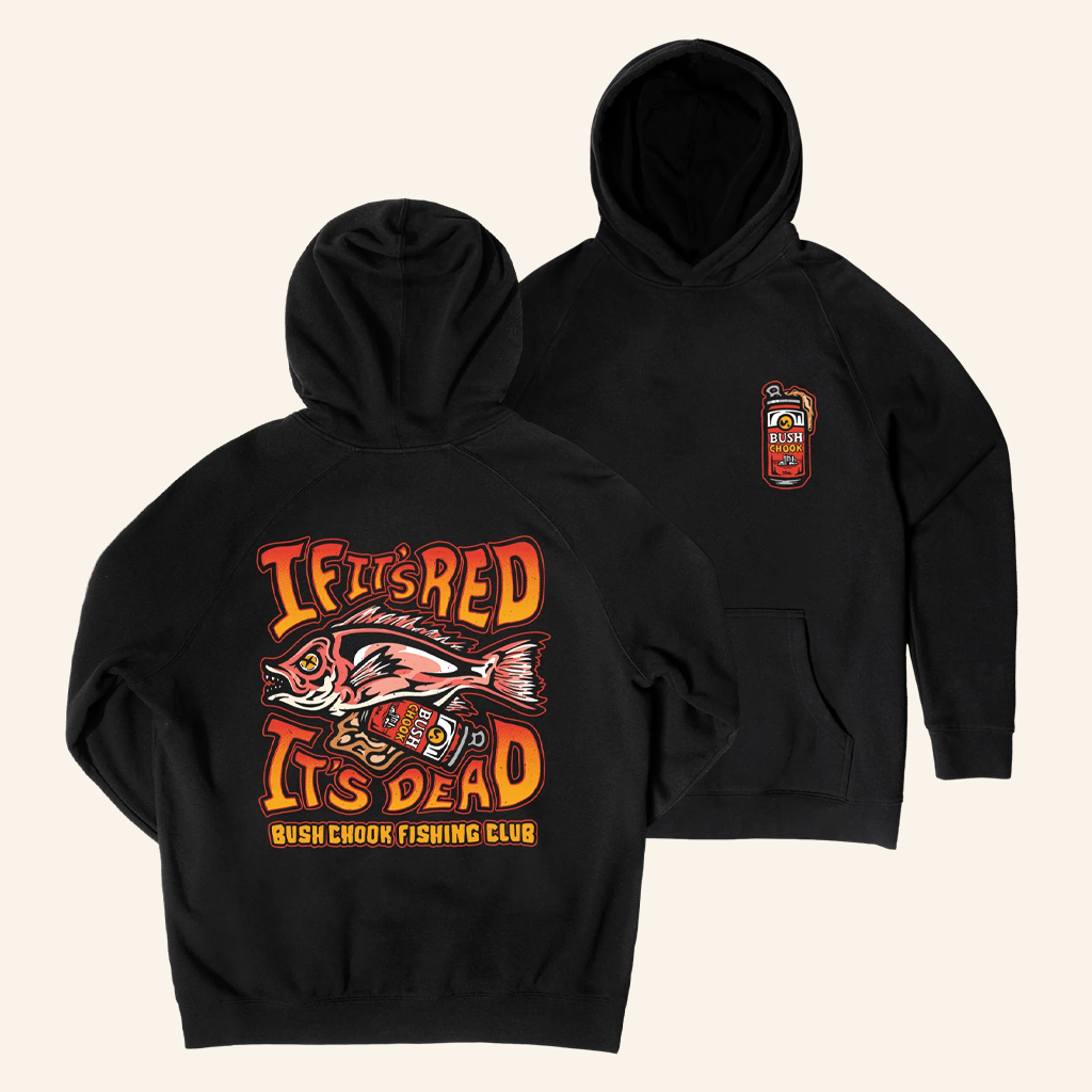 Bush Chook Merch Gutted Black Hoodie Christmas Gifts For Son Bush Chook Merch Gutted Black Hoodie Christmas Gifts For Son