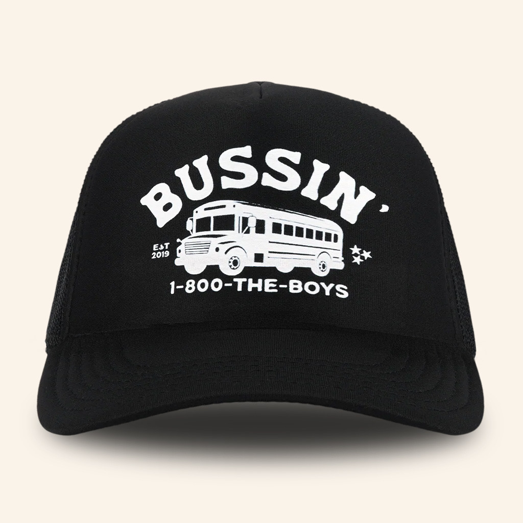 Bussin With The Boys Merch Bussin Bus Trucker Hat Christmas Present Ideas For Dad Bussin With The Boys Merch Bussin Bus Trucker Hat Christmas Present Ideas For Dad