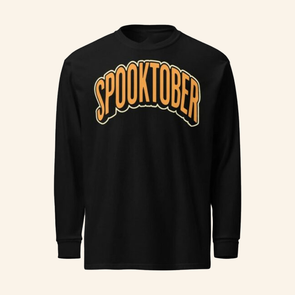 Bussin With The Boys Merch Spooktober Arch Long Sleeve T-Shirt Best Christmas Gifts For Him Bussin With The Boys Merch Spooktober Arch Long Sleeve T-Shirt Best Christmas Gifts For Him