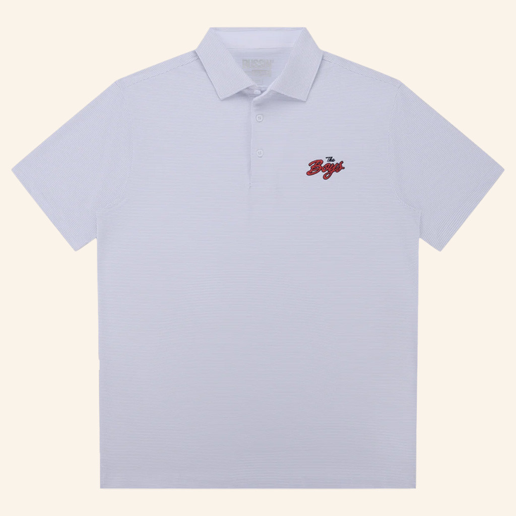 Bussin With The Boys Merch The Boys Polo Shirt Present For Dad