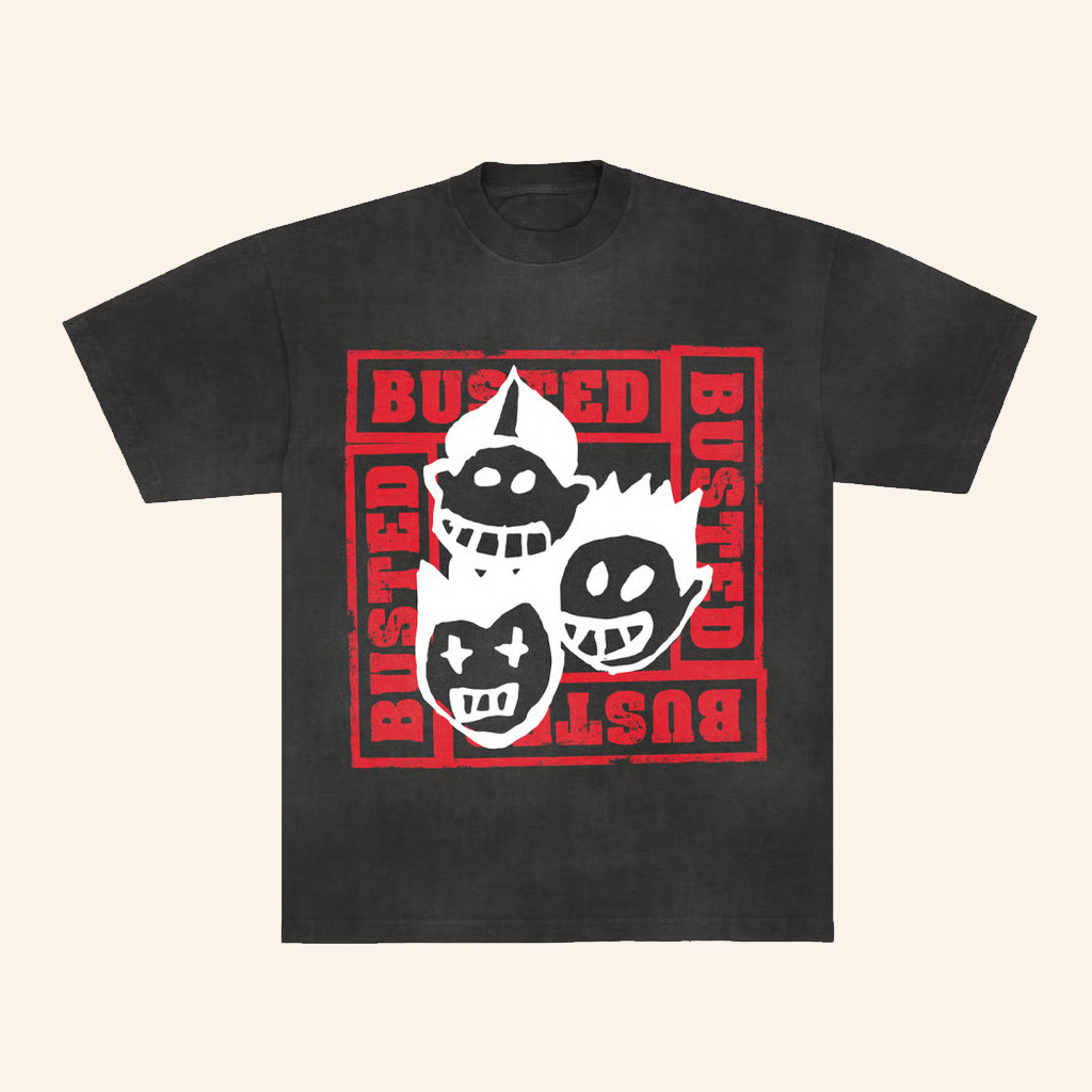 Busted Merch Song Cartoon T-Shirt Busted Shirt Best Birthday Gift For Husband