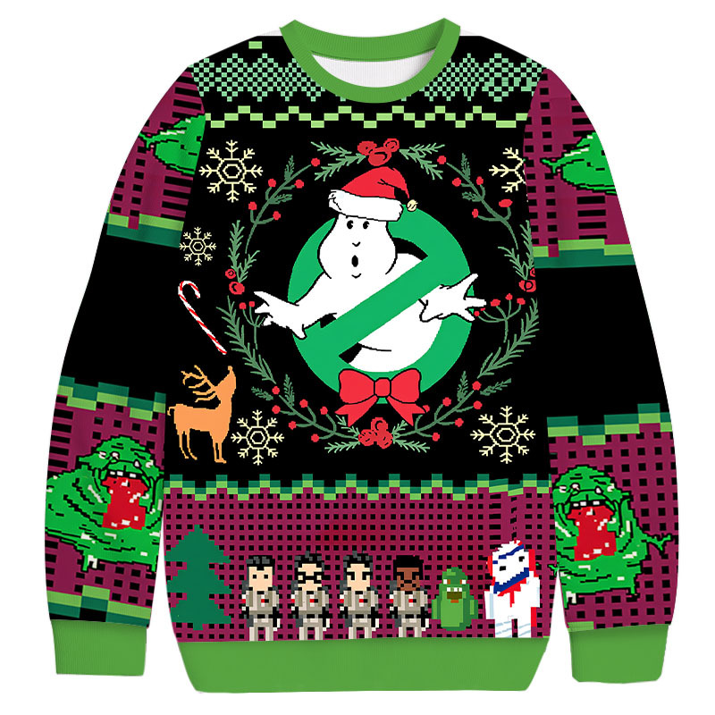 Bustin Ghostbusters Christmas Ugly Sweatshirt Christmas Gift For Family