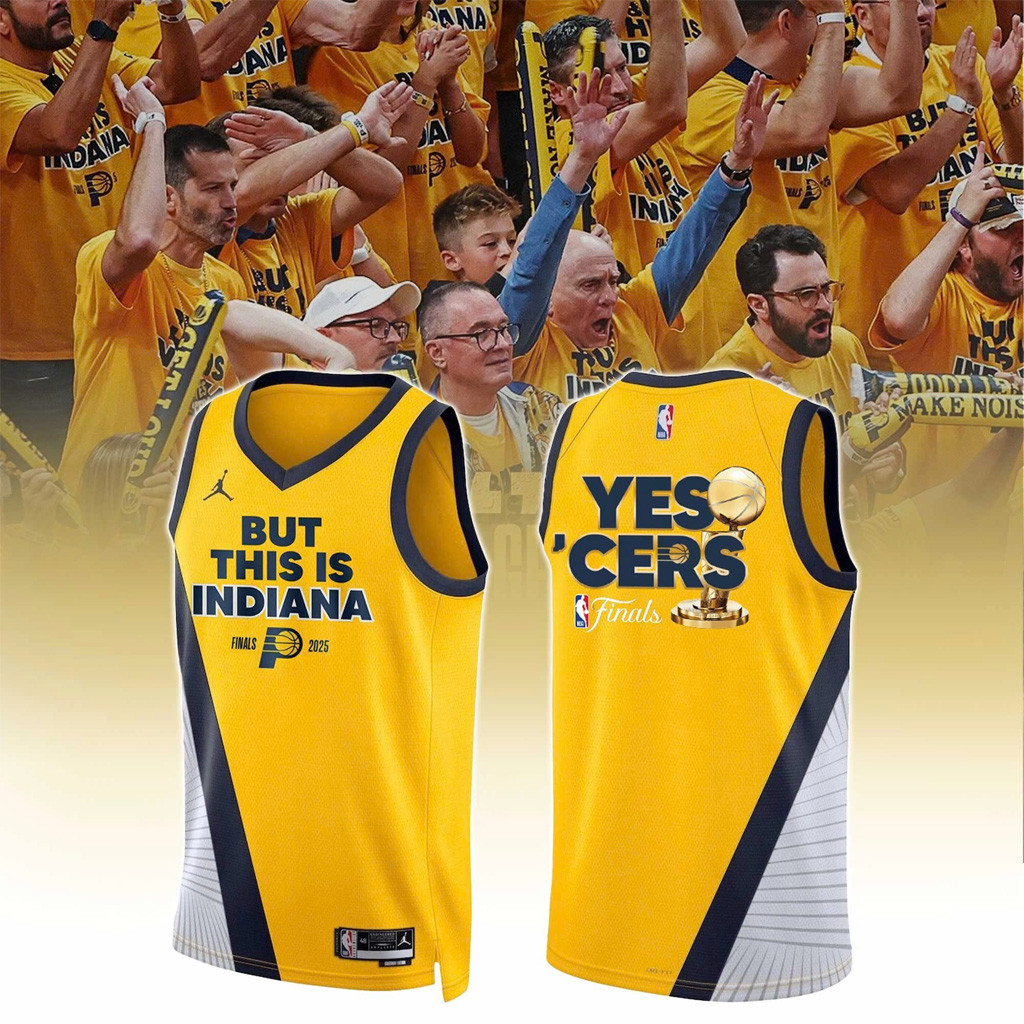 But This Is Indiana Pacers Jersey Yes 'Cers Final NBA 2025 Basketball Merch Swingman Jersey