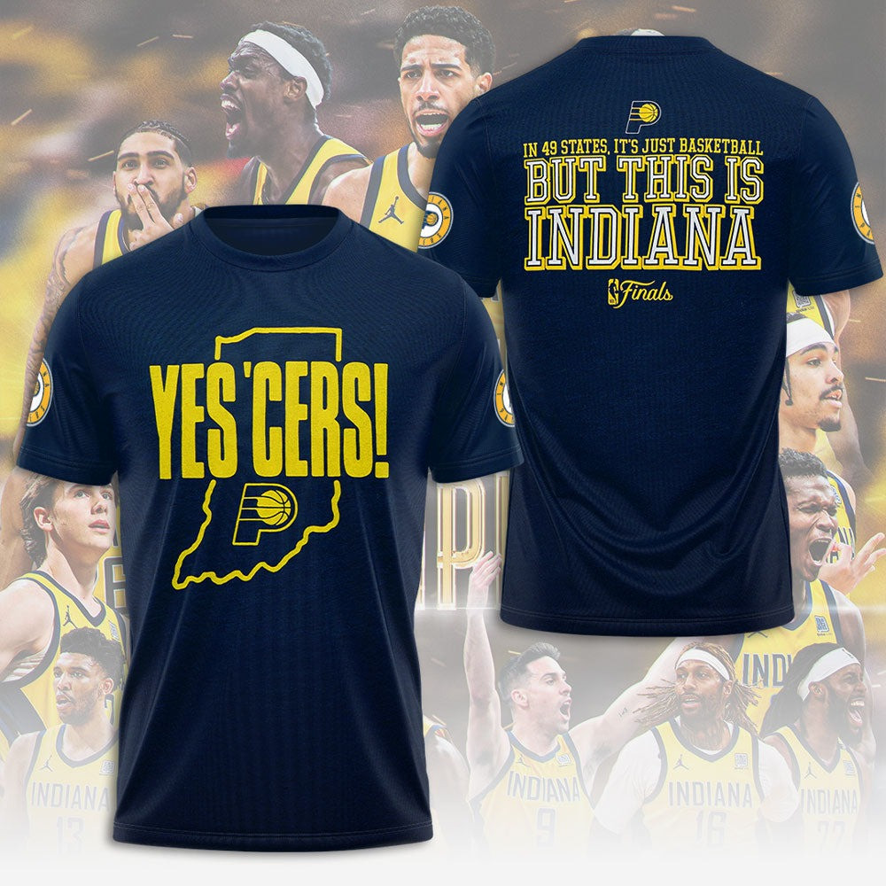 But This Is Indiana T-Shirt Gift For Basketball Lover