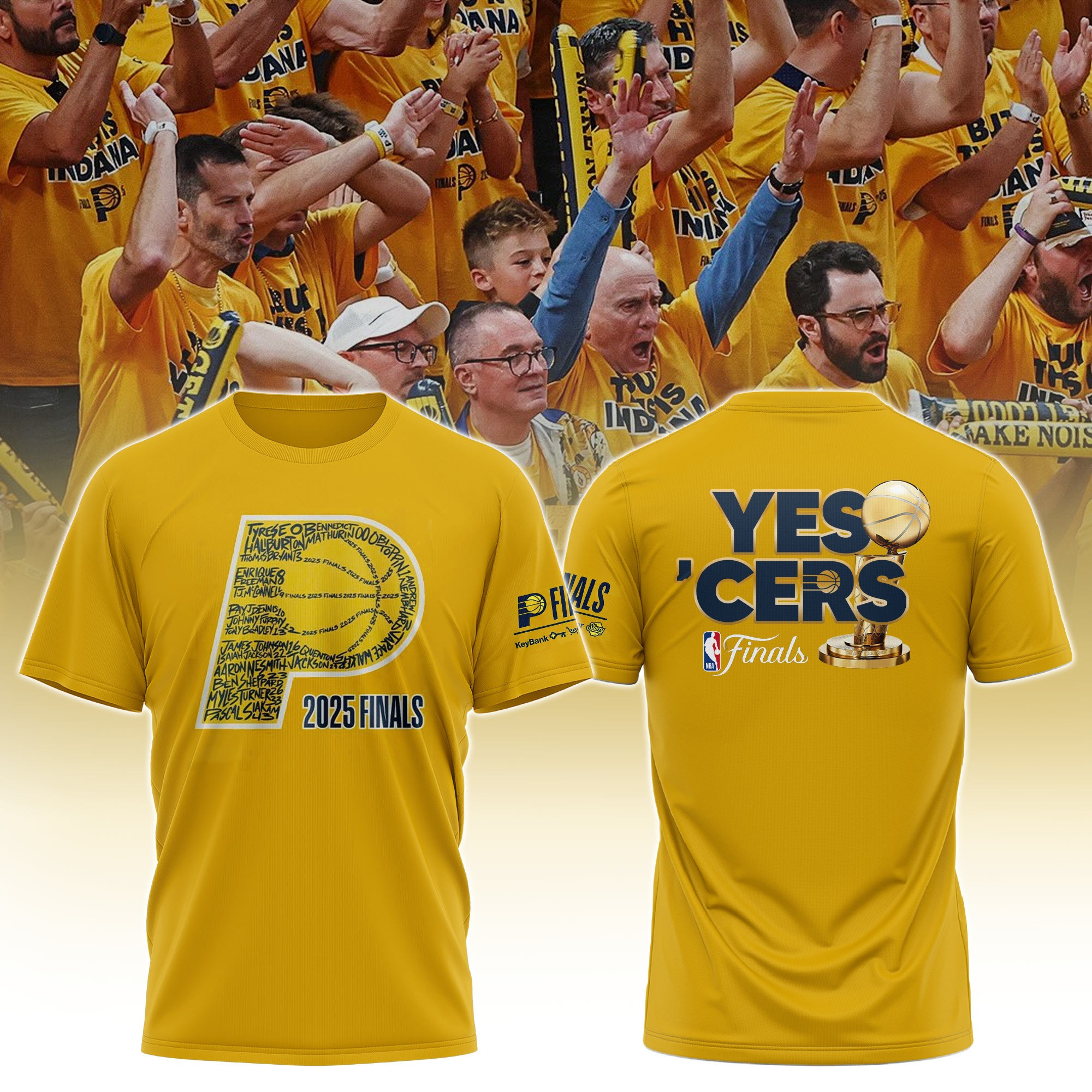 But This Is Indiana T-Shirt Pacers Yes 'Cers Yellow Final NBA 2025 Merch Basketball Lovers