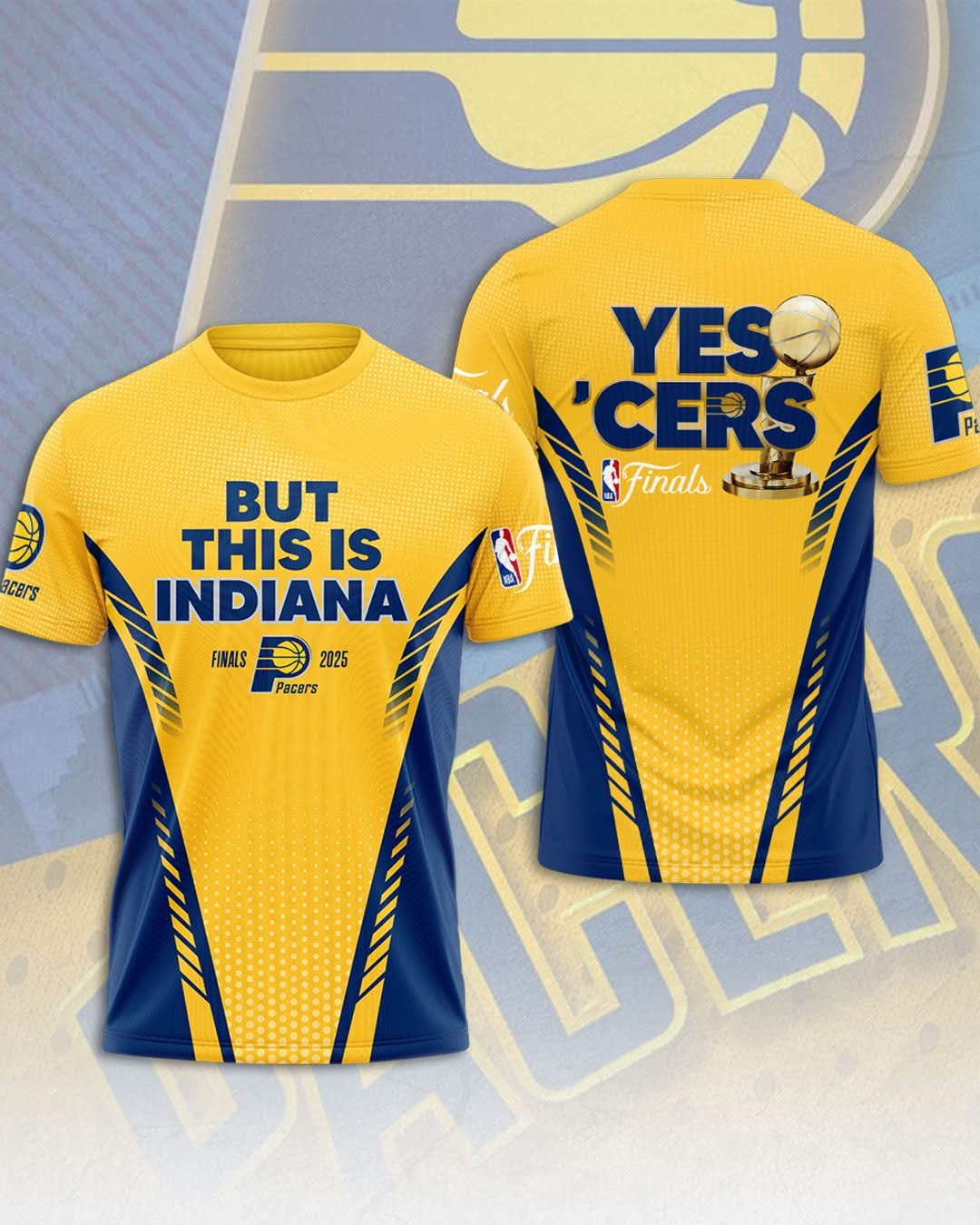 But This Is Indiana T-Shirt Yes 'Cers Indiana Pacers Final NBA Merch Tee Shirts For Men