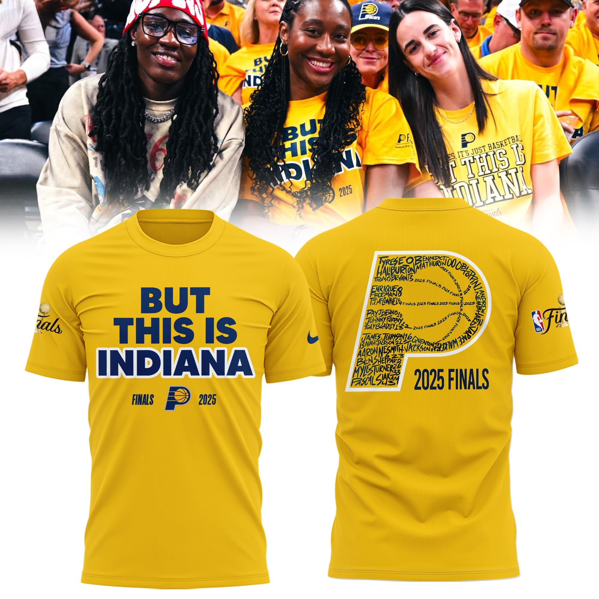 But This Is Indiana Yellow T-Shirt Presents For Basketball Fans