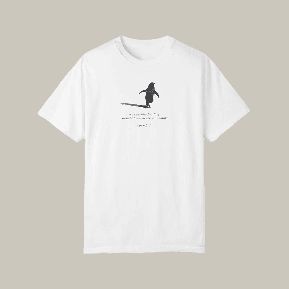 But Why Nihilist Penguin T-Shirt Nihilist Penguin Mountain Graphic Tee Gift For Friend