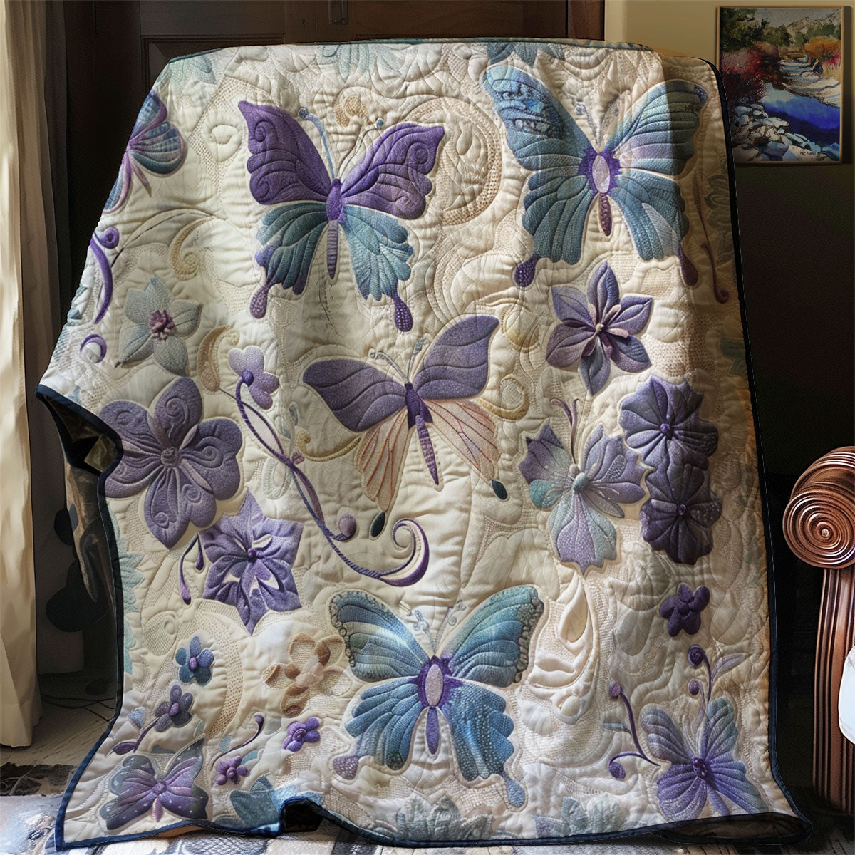 Butterflies Quilt Blanket Christmas Throws Father In Law Gifts Christmas