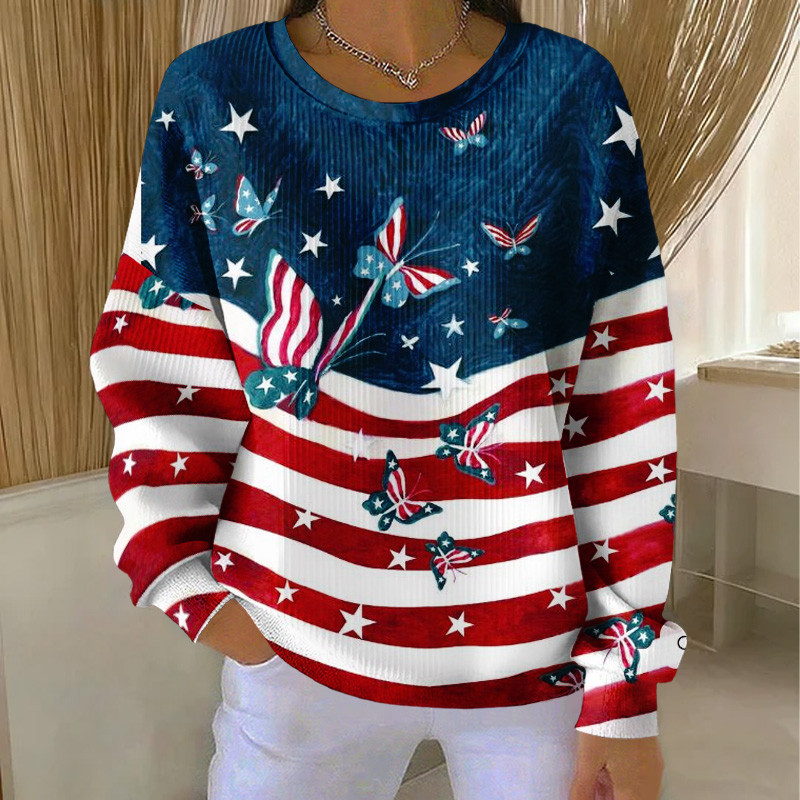 Butterfly America 250th Anniversary Sweatshirt USA 250 Years Strong Sweatshirt