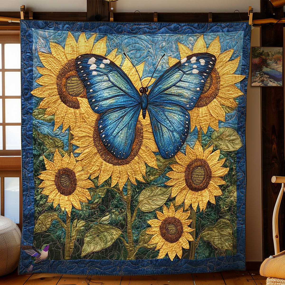 Butterfly Bliss Holiday Christmas Quilt Blanket Best Christmas Gift For Mom