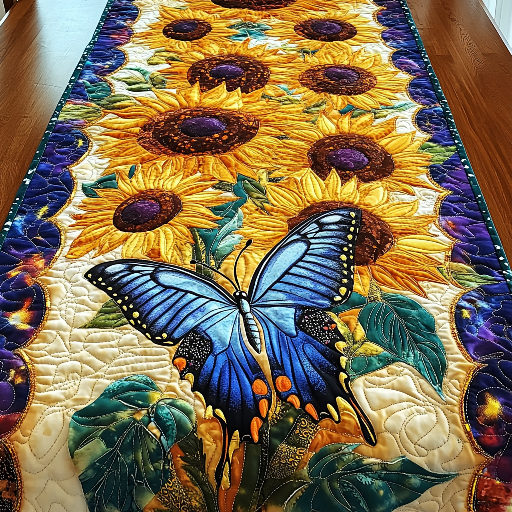 Butterfly Bliss Quilted Table Runner Dining Room Centerpieces Butterfly Lovers Gifts Shop