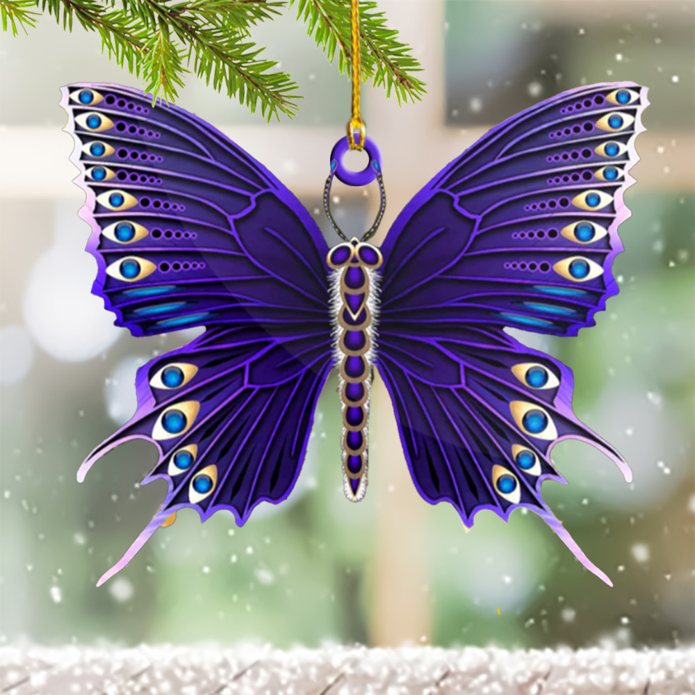 Butterfly Christmas Ornament Butterfly Ornaments For Christmas Tree 2024