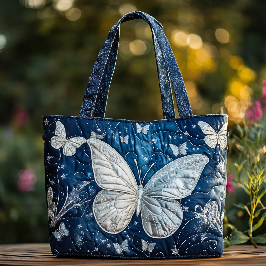 Butterfly Dreams Quilted Tote Bag Best Butterfly Gifts