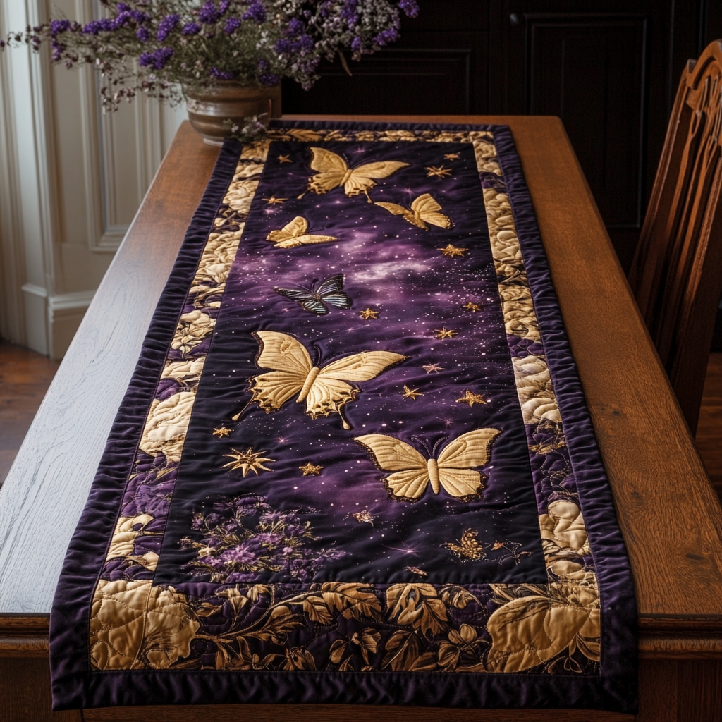 Butterfly Garden Quilted Table Runner Dining Table Decor Ideas Best Butterfly Christmas Gifts