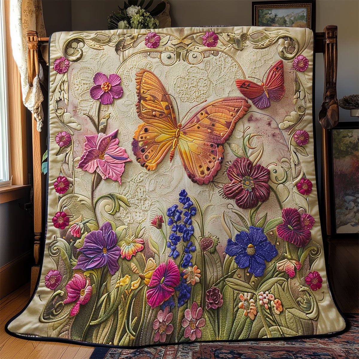 Butterfly Glade Quilt Blanket Best Throw Blanket Awesome Mother's Day Gifts 2025