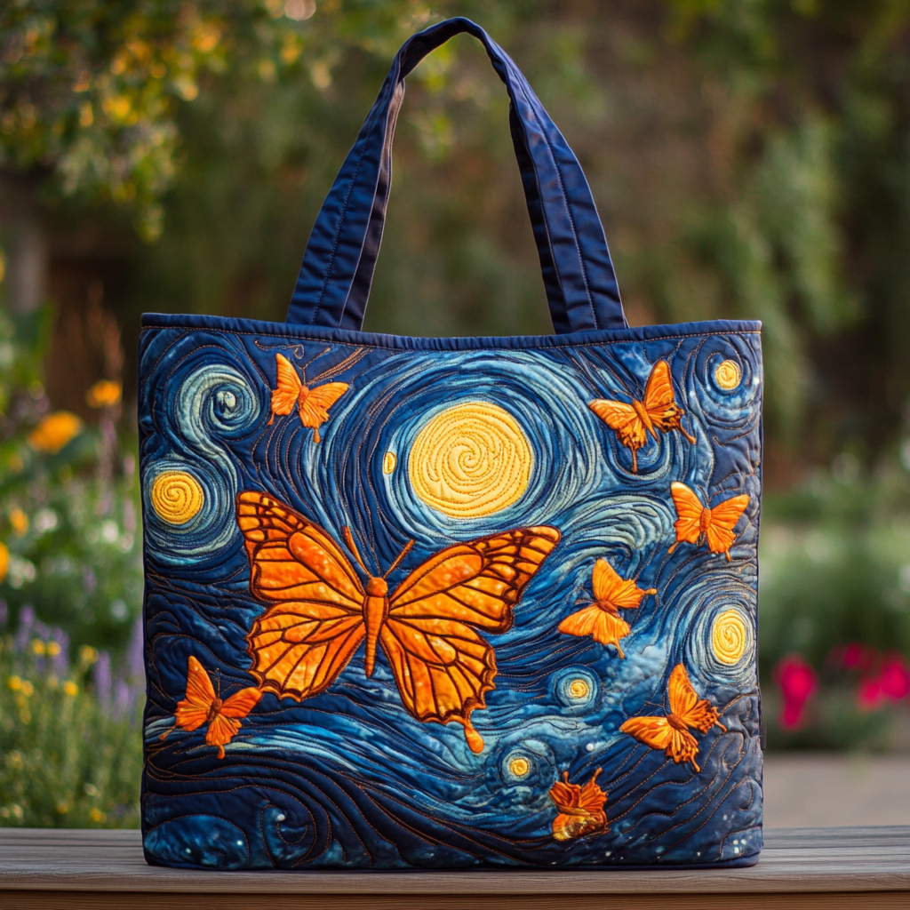 Butterfly Grace Quilted Tote Bag Butterfly Mothers Day Gifts