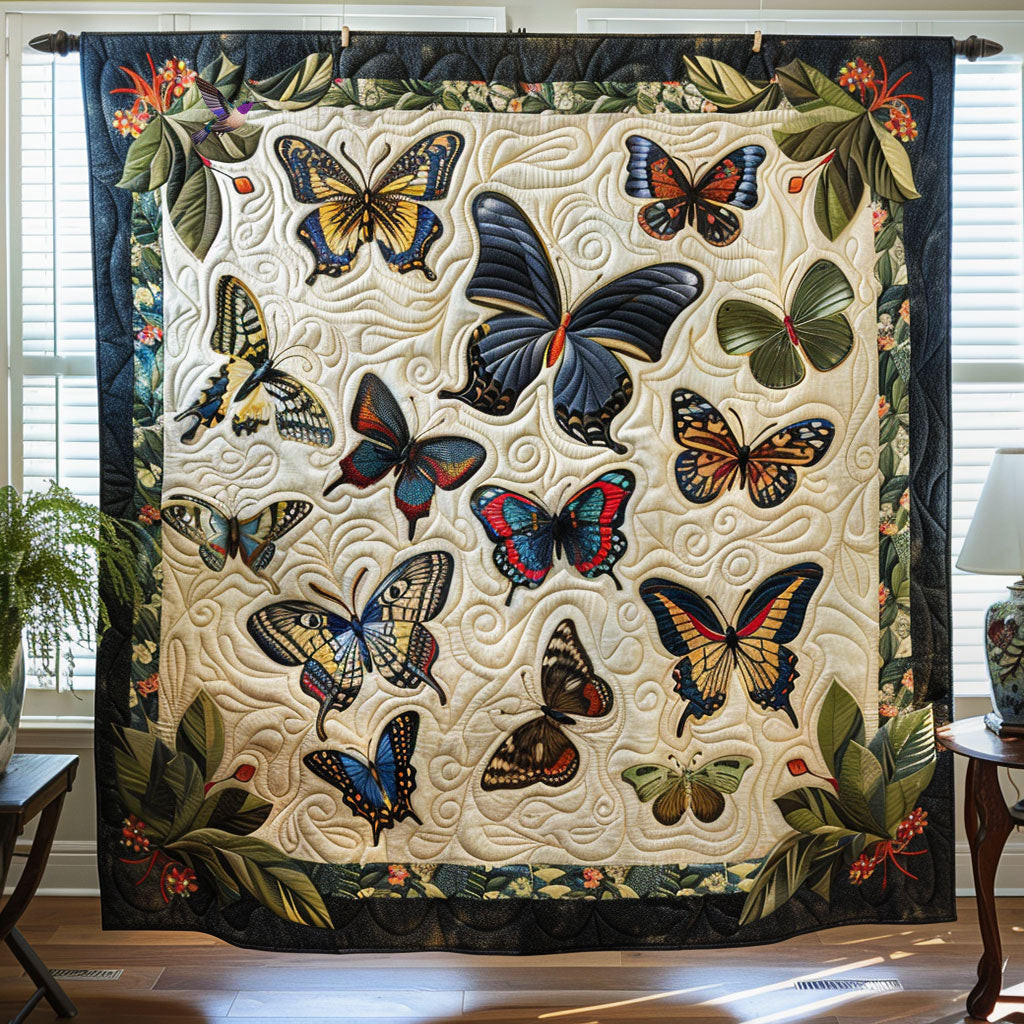 Butterfly Holiday Christmas Quilt Blanket Christmas Gift Ideas For Siblings