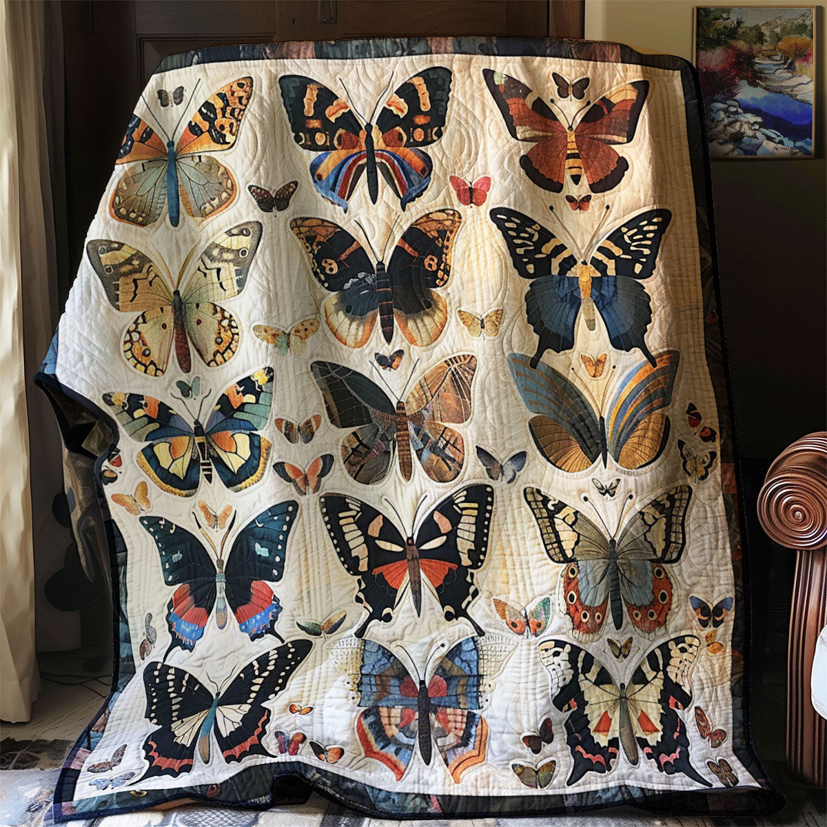Butterfly Lovers Quilt Blanket Couch Blanket Good Gifts For Mom Birthday