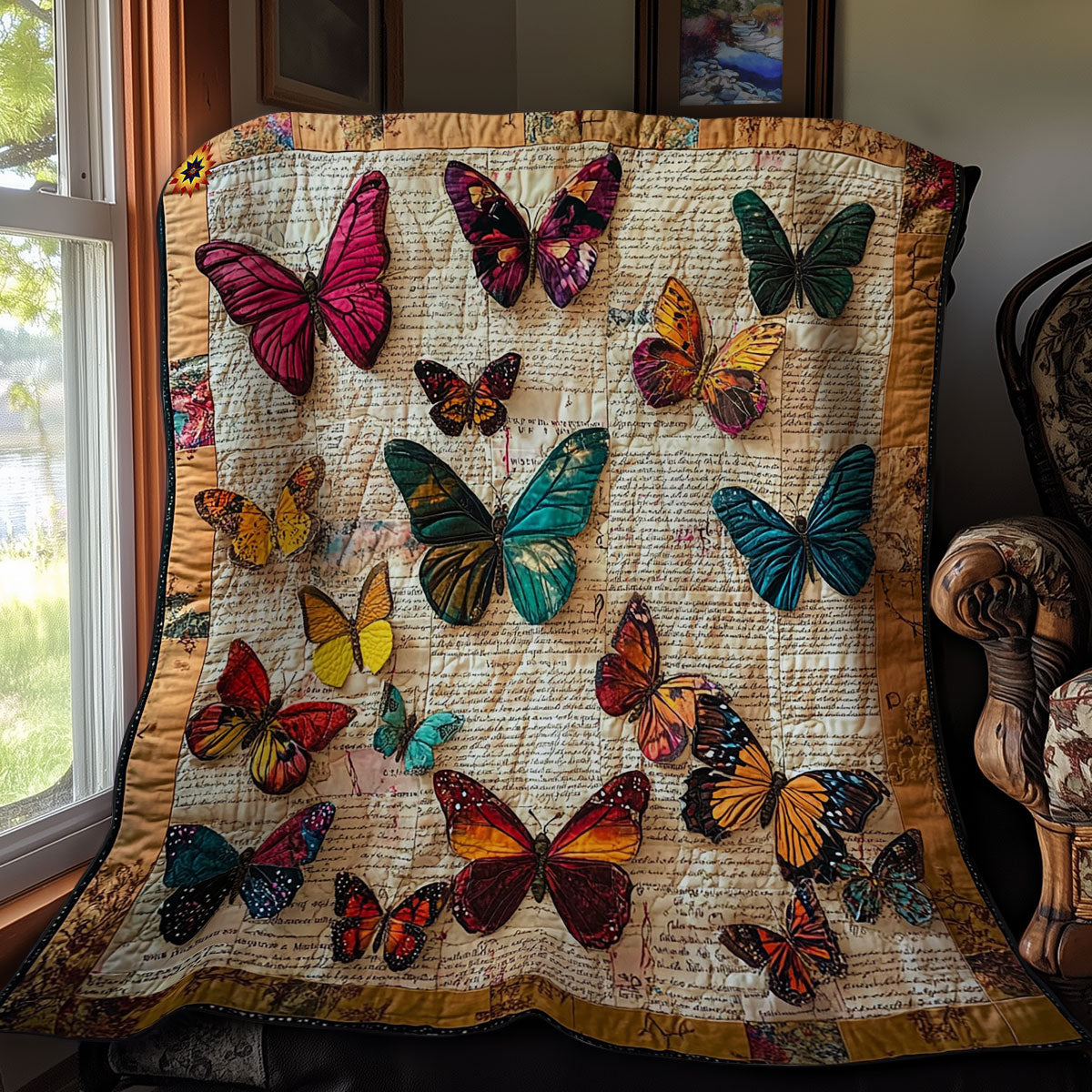 Butterfly Quilt Blanket Mothers Day Blanket Mother's Day Gifts For Wife