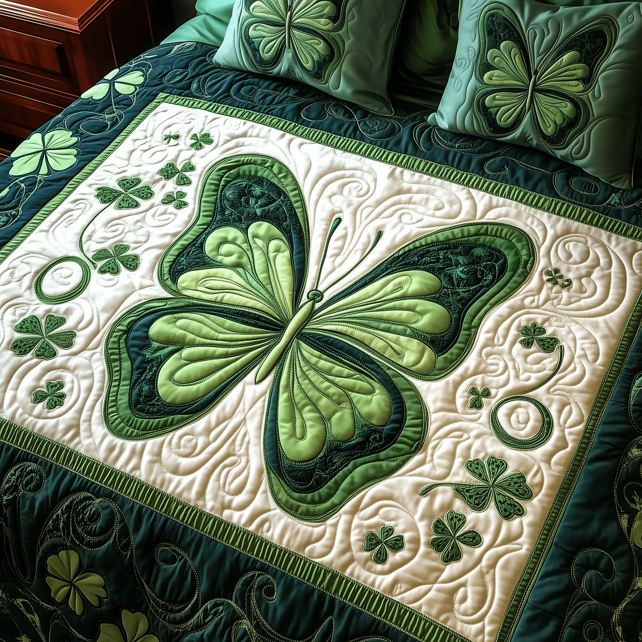Butterfly Quilted Bedding Set Christmas Bedding Set Gift Experiences For Couples