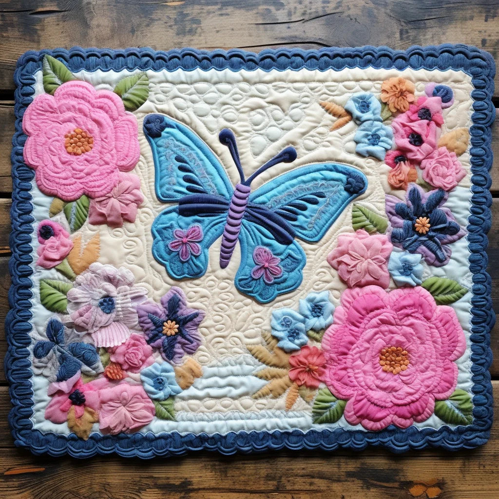 Butterfly Quilted Placemat Dining Table Placemats Gifts For Father In Law